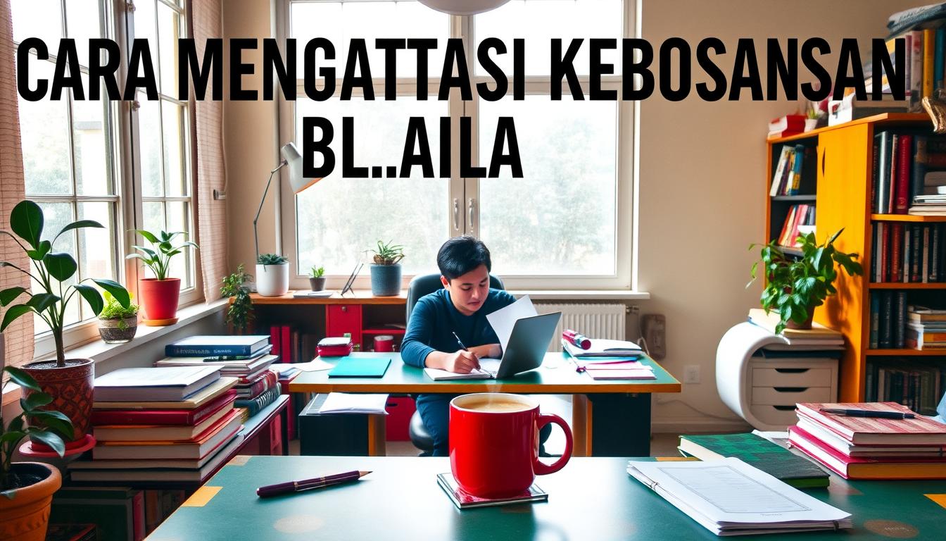 cara mengatasi kebosanan saat belajar